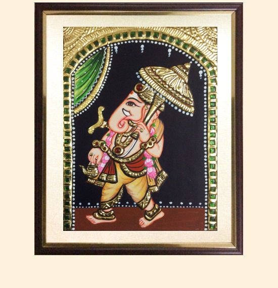 Ganesha 13b - 8x6in (11x9in with frame)