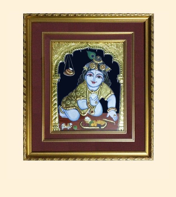 Krishna 1c - 16x14 in with frame