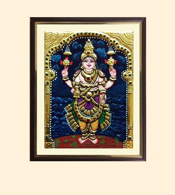 Dhanvantri 2 - 13x11 in with frame