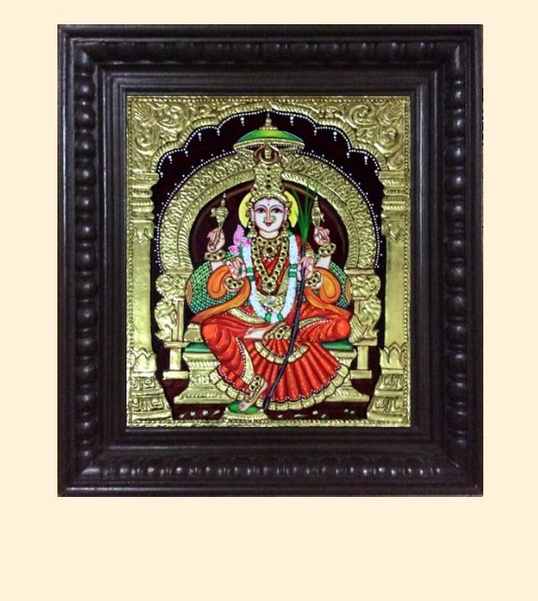Lalithambika 1a - 16x14in with frame