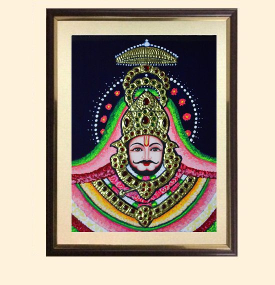 Shyam Baba 1 - 13x11 in with frame